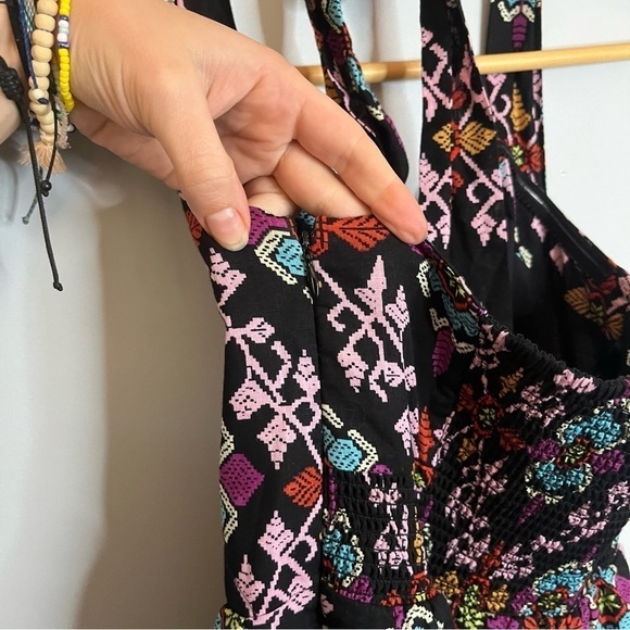 Anthropologie Edmé & Esyllte Primula Vintage Silhouette Halter Dress Size 0 - Picture 15 of 16